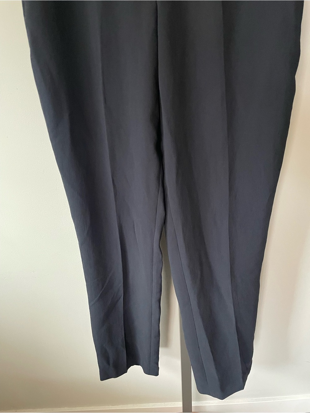 NEW Wilfred Anna Trouser Pant Double Buckle Belted High Rise Black Size 10 - Picture 6 of 9